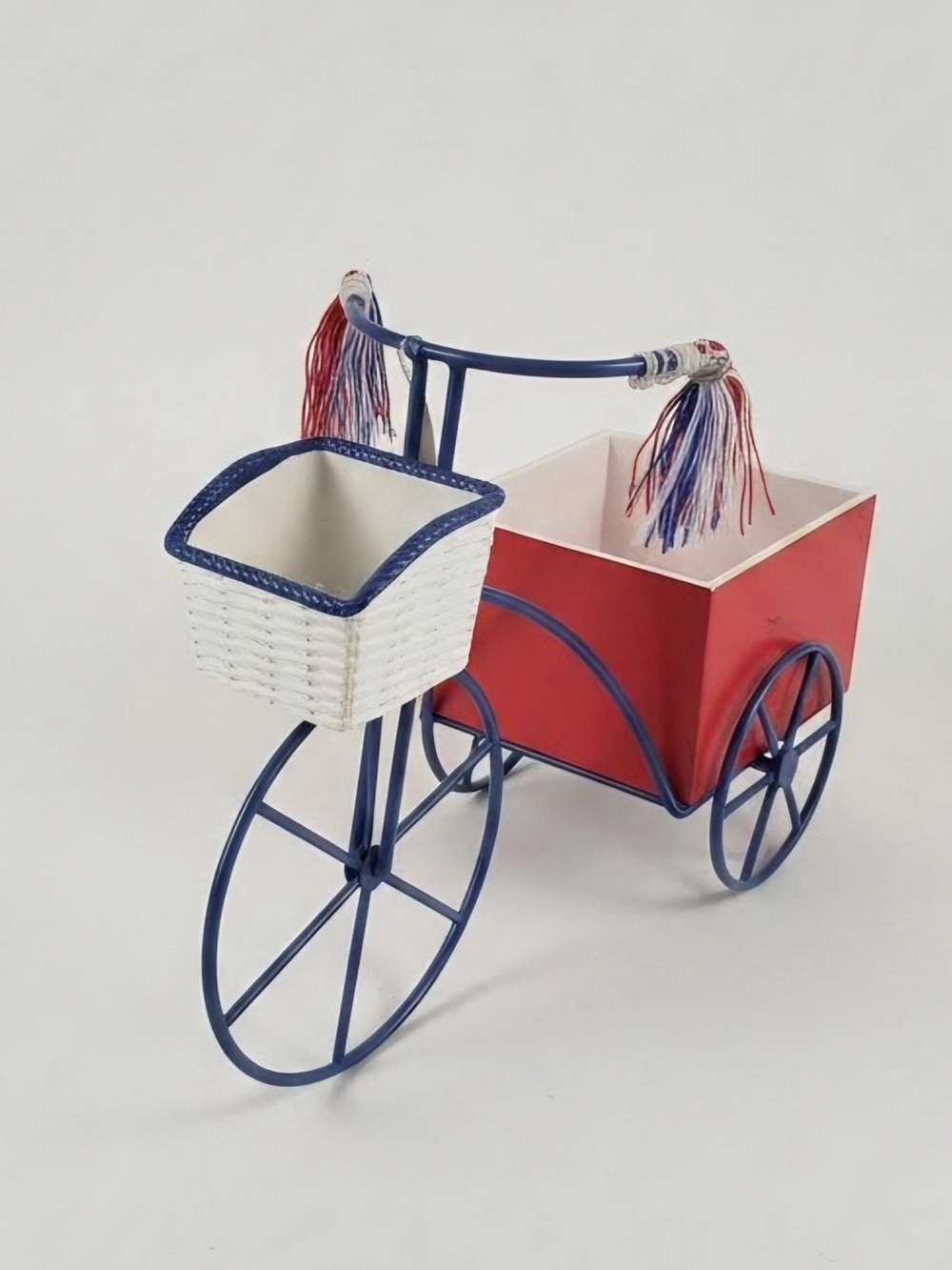 Bullseye Playground Patriotic Tricycle Figural Red White & Blue Bike.